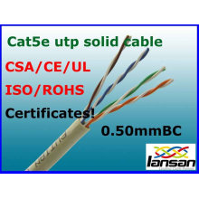 Utp cat5e lan cable cable de cuivre LAN Câble de réseau cat5e